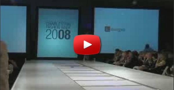 Queda em passagem de modelos - Charleston Fashion Week